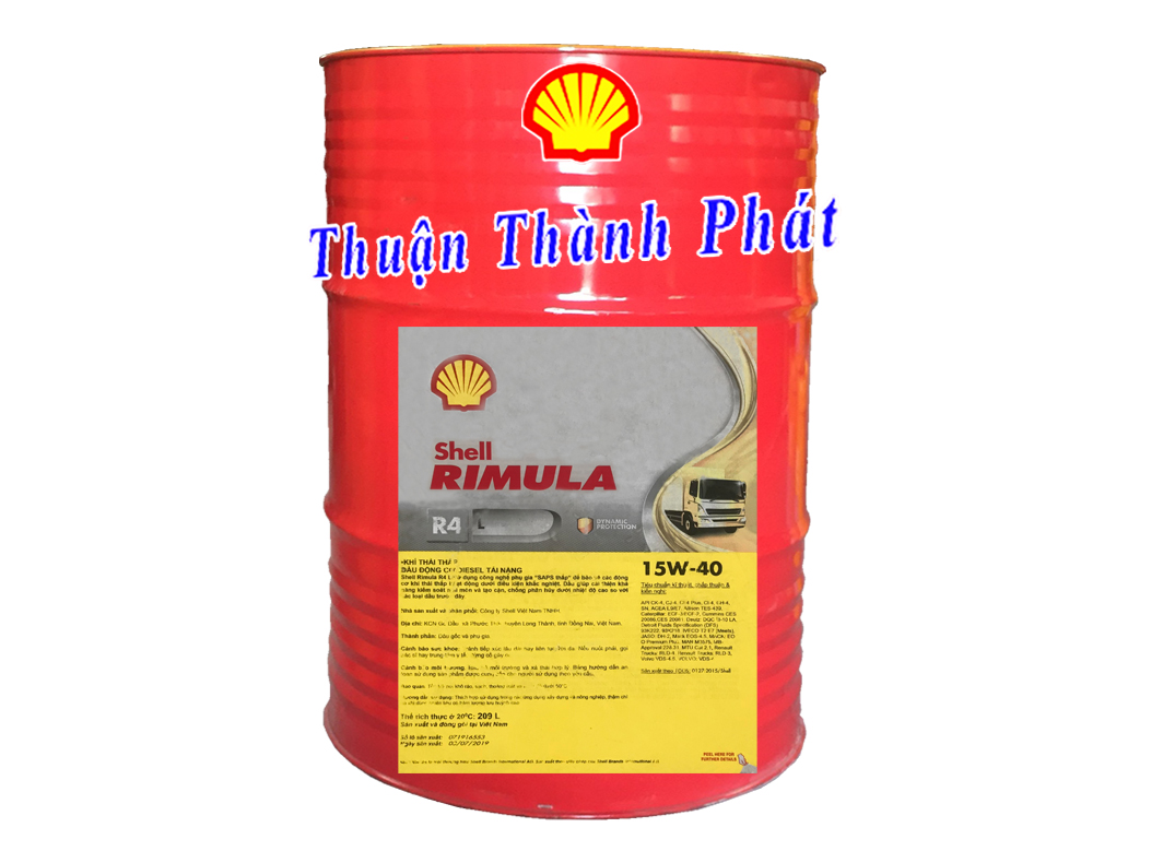 Rimula R4L 15W40 Phuy